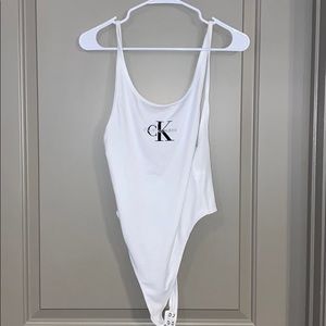 Calvin Klein Monogram Logo Bodysuit